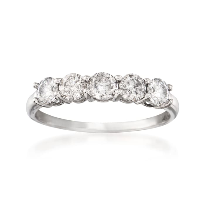 .50 ct. t.w. Diamond Five-Stone Ring in 14kt White Gold