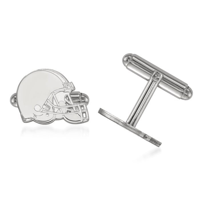 Sterling Silver NFL Cleveland Browns Cuff Links