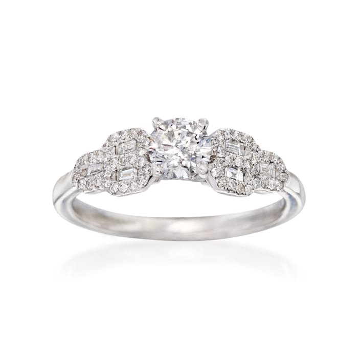.75 ct. t.w. Diamond Engagement Ring in 14kt White Gold