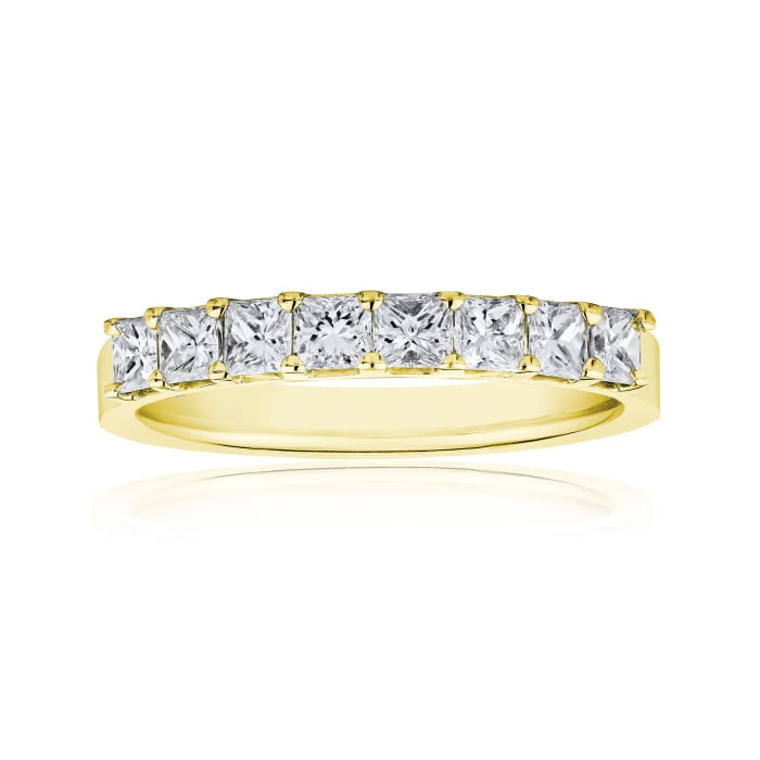 1.60 ct. t.w. Princess-Cut Diamond Ring in 14kt Yellow Gold