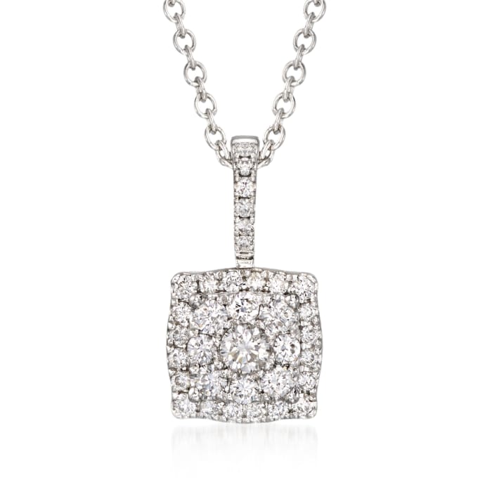 Gregg Ruth .53 ct. t.w. Diamond Necklace in 18kt White Gold