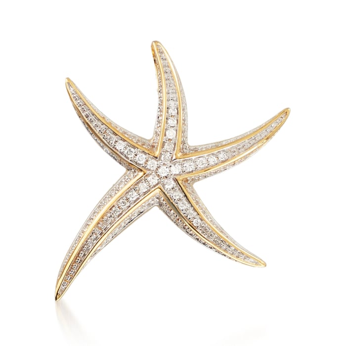 .25 ct. t.w. Diamond Starfish Pendant 