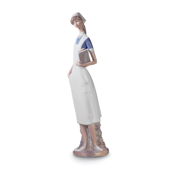 Lladro &quot;Nurse&quot; Porcelain Figurine