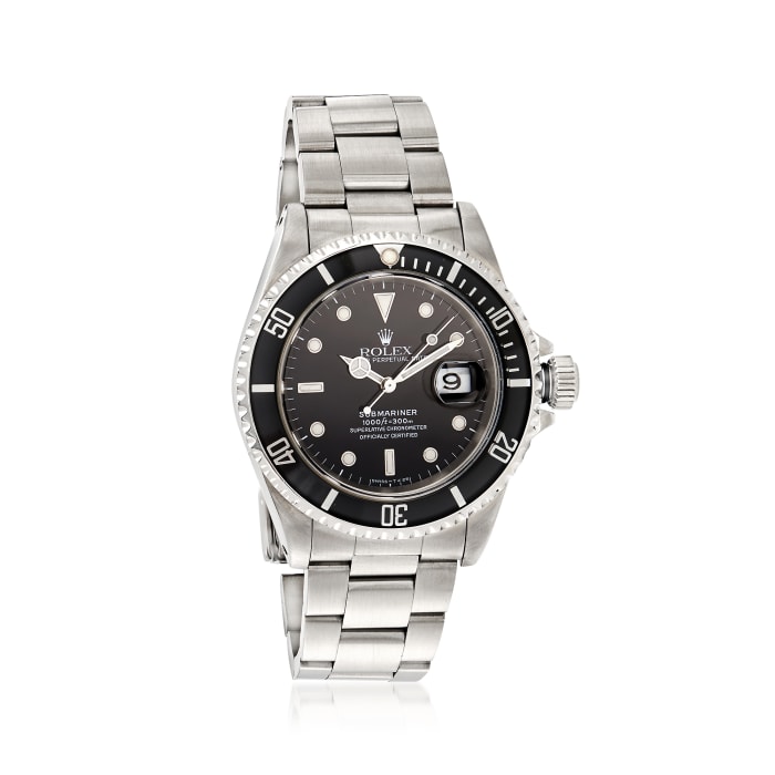 Pre-Owned Rolex Submariner Men's 40mm Automatic Watch in Stainless Steel