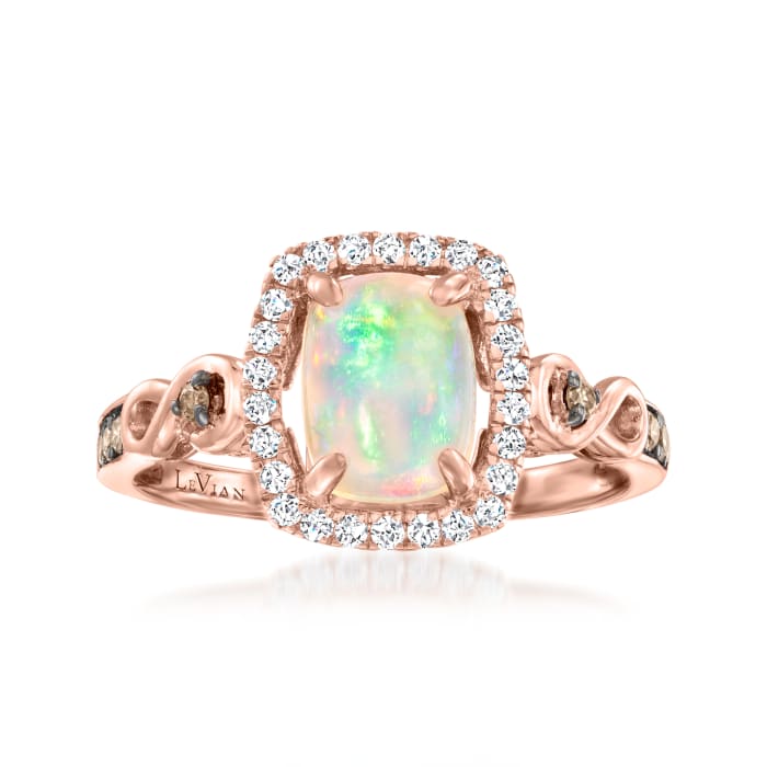 Le Vian Neopolitan Opal Ring with .24 ct. t.w. Chocolate and Vanilla ...