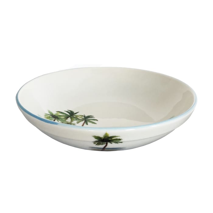Abbiamo Tutto &quot;Palm Breezes&quot; Ceramic Serving Bowl from Italy