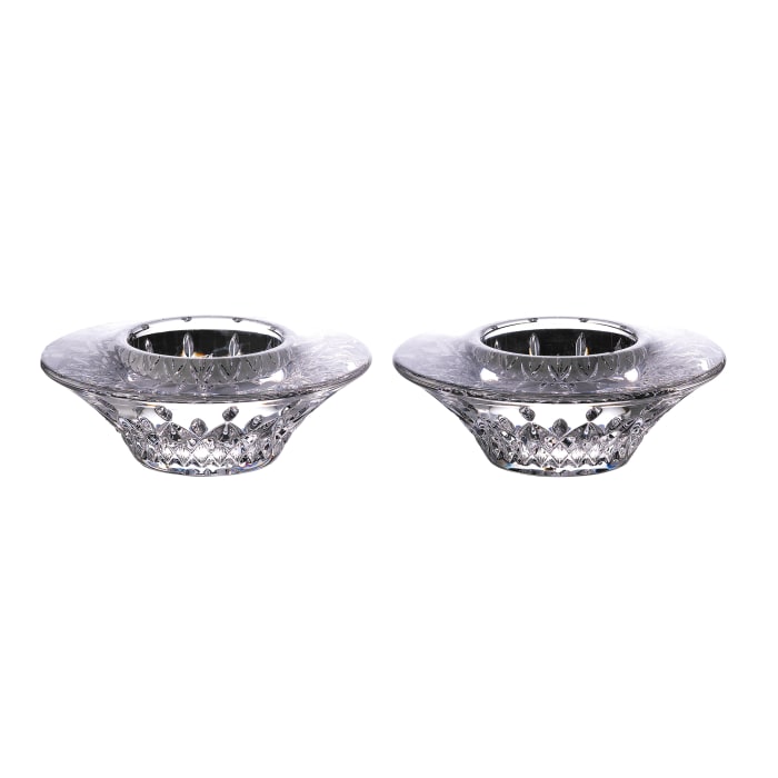 Waterford Crystal Set of 2 Lismore Votive Candle Holders