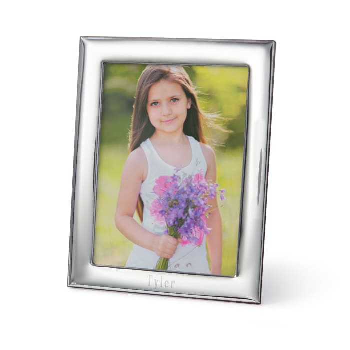 Cunill Sterling Overlay Personalized Frame With Wooden Back