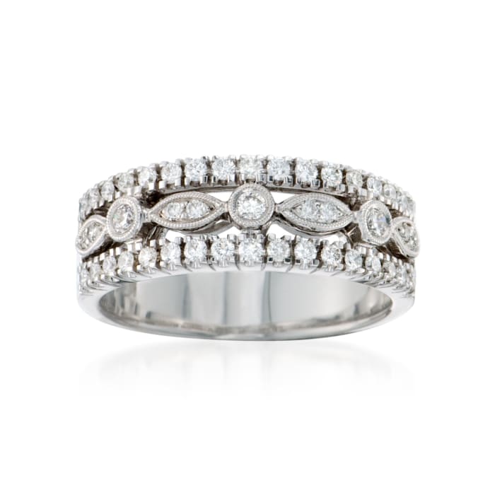 .45 ct. t.w. Diamond Band Ring in 18kt White Gold