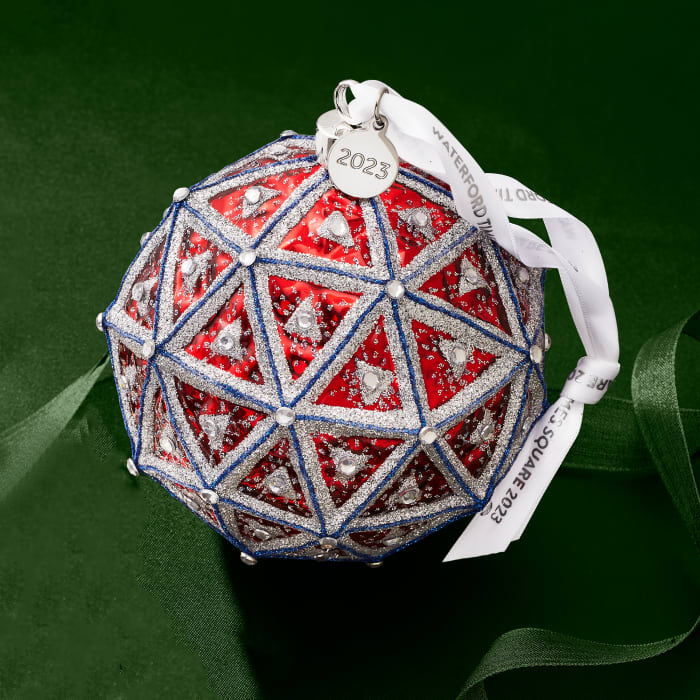 Waterford 2023 Times Square Replica Ball Glass Ornament RossSimons