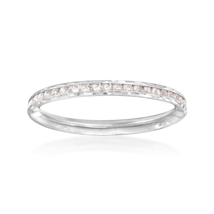 .70 ct. t.w. CZ Ring in 14kt White Gold