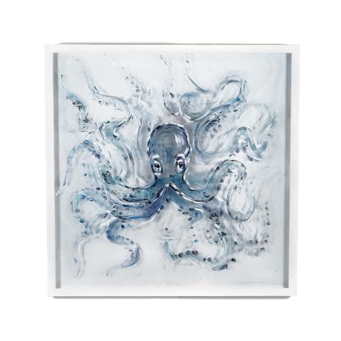 Handpainted Octopus Wall Art