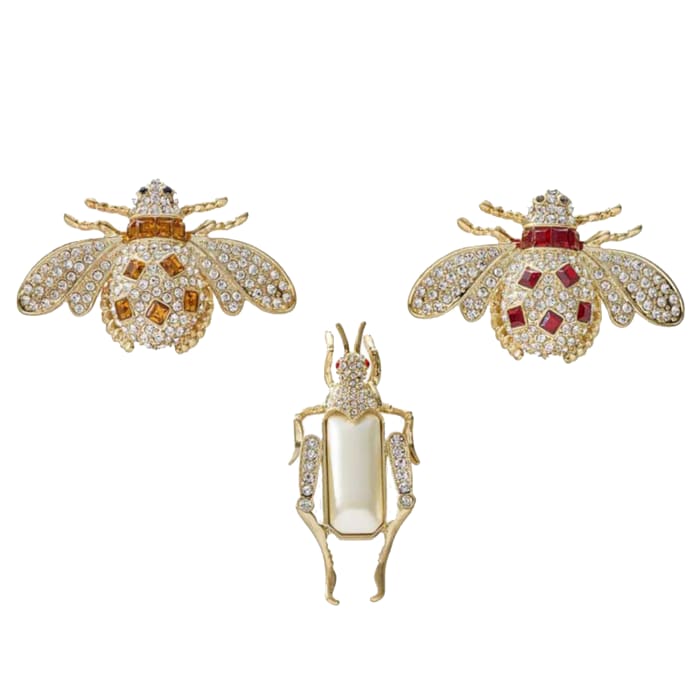 Joanna Buchanan Set of 3 Jeweled Insect Clips