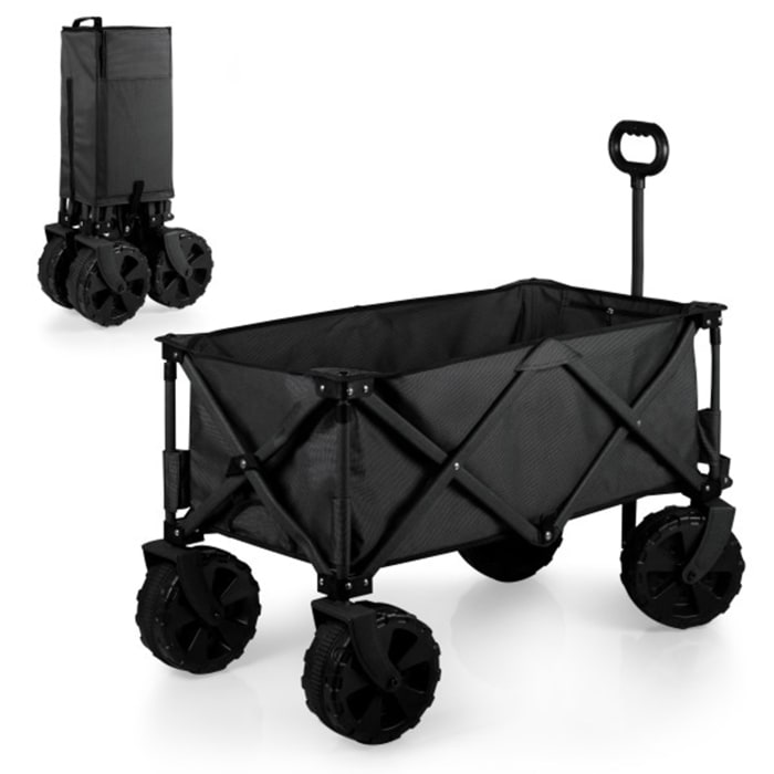 Black Adventure All-Terrain Portable Utility Wagon
