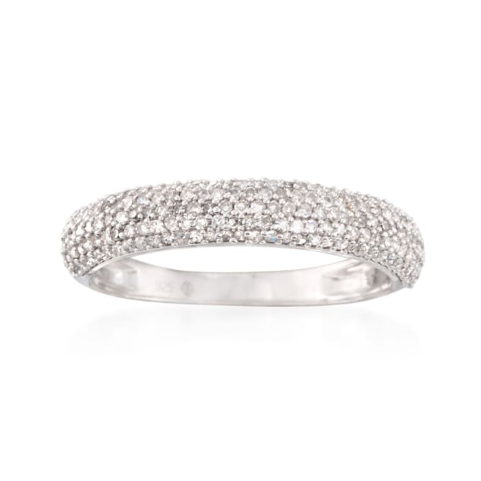 .50 ct. t.w. Pave Diamond Ring in Sterling Silver