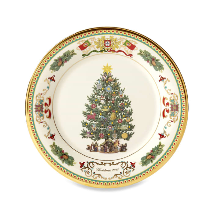 Lenox 2018 Annual &quot;Trees Around the World&quot; Porcelain Plate - Portugal 28th Edition
