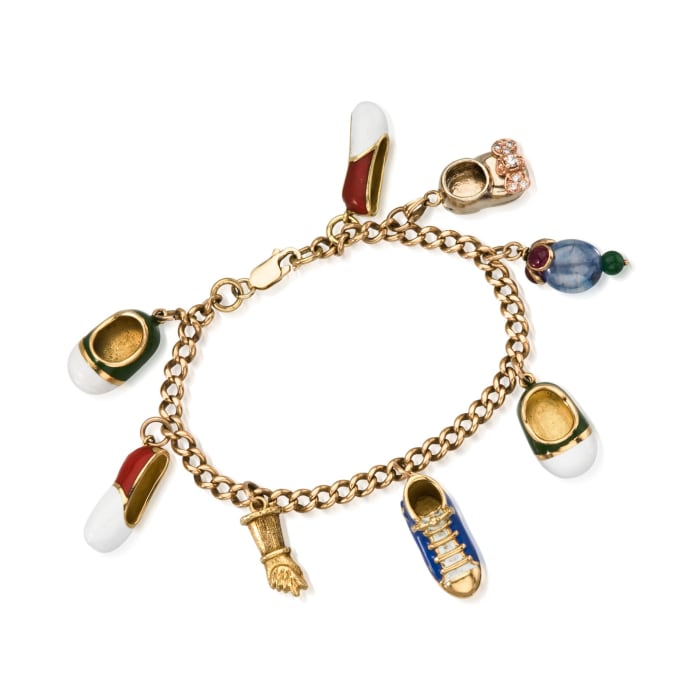 Buy Raf Simons Knot Charm Bracelet In Metallic - Silver At 44% Off |  Editorialist
