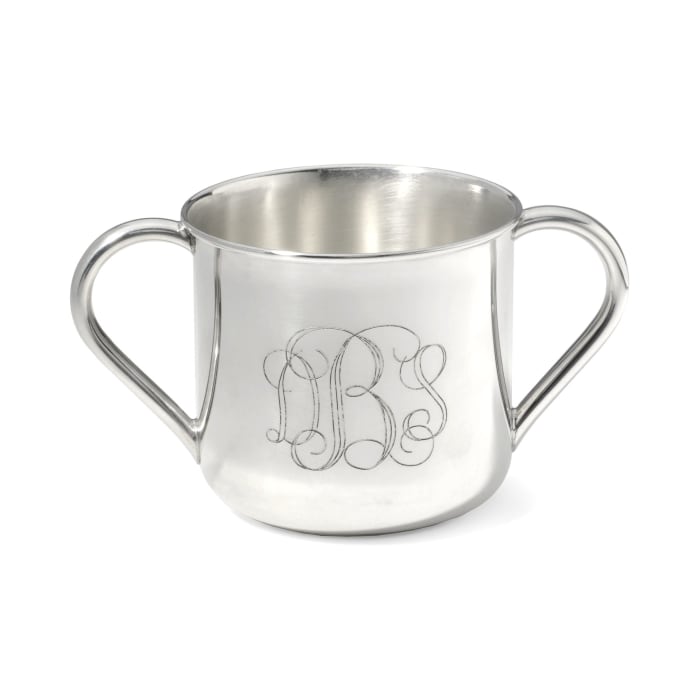 Reed & Barton &quot;Newton&quot; Baby's Sterling Silver Personalized Double-Handled Cup   