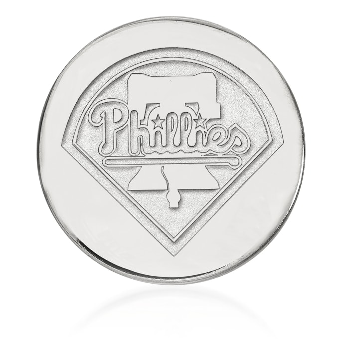 14kt White Gold MLB Philadelphia Phillies Lapel Pin
