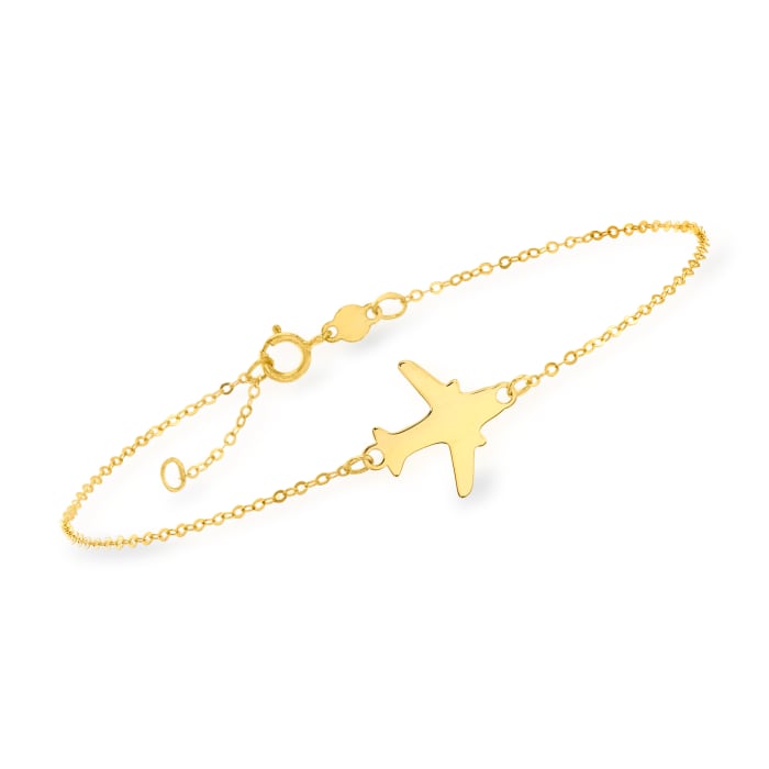 Avion 9 Kt Gold Cord Bracelet in Gold - Aliita