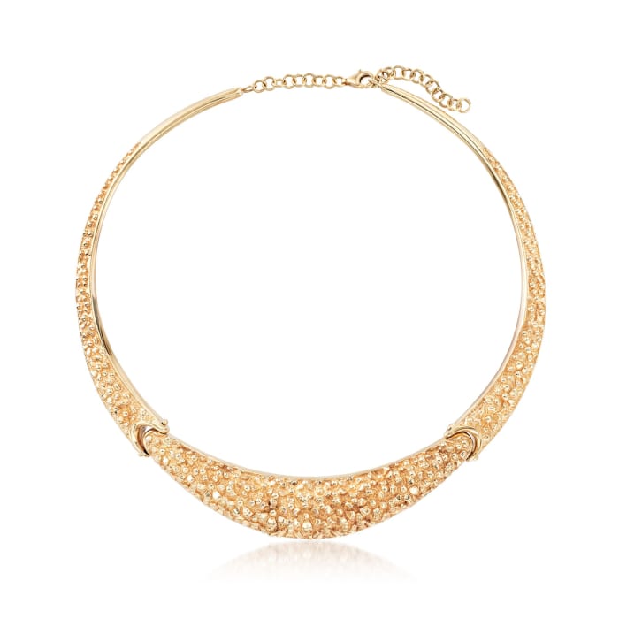 Italian 14kt Yellow Gold Collar Necklace