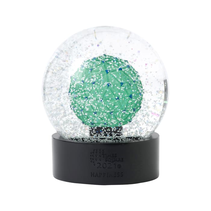 Waterford Crystal 2021 Times Square Gift of Happiness Snow Globe