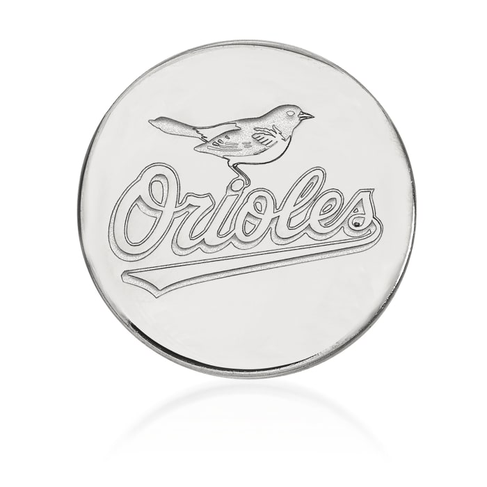 Sterling Silver MLB Baltimore Orioles Lapel Pin