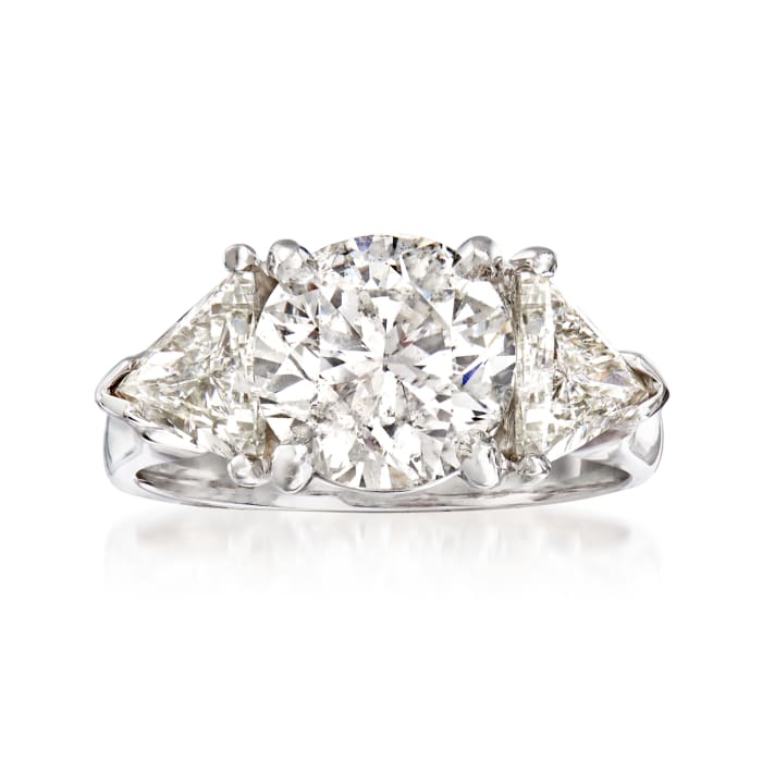 Majestic Collection 4.30 ct. t.w. Diamond Ring in 14kt White Gold